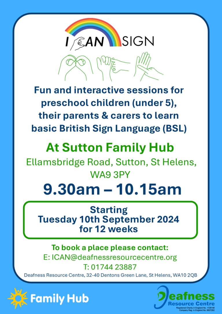 I Can Sign – Sutton Family Hub