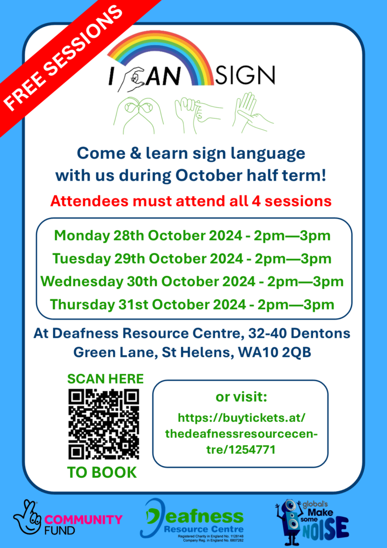 Learn BSL During Half Term