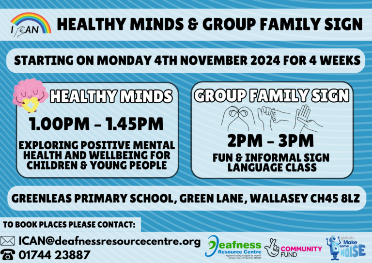 Healthy Minds & Group Family Sign