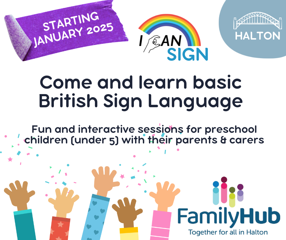 Halton Family Hubs ICan Sign