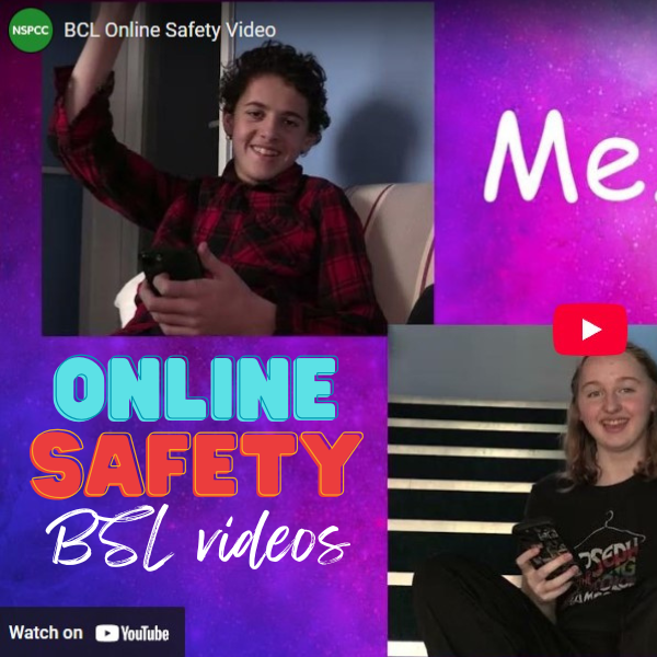 In Safe Hands with Sam, Amy and Lucy – ‘Online Safety’ BSL Videos