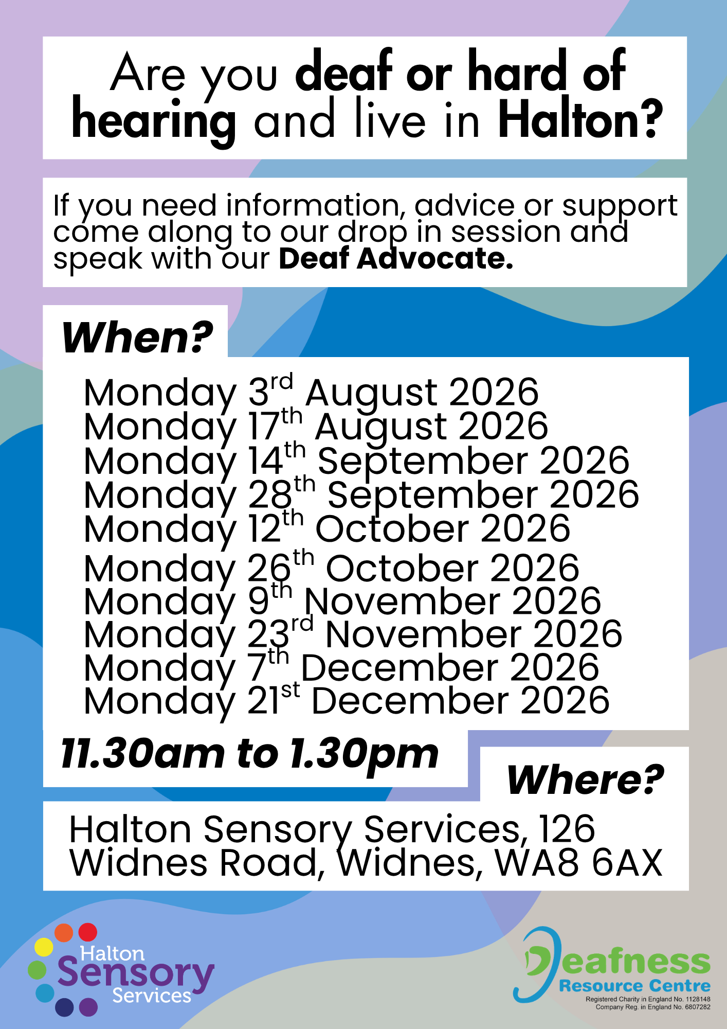 Halton Drop In 2026 (1) Halton Advocacy Drop In 2026