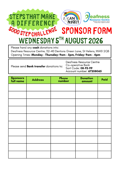 Sponsor Form