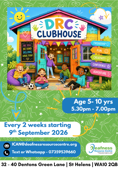 DRC Clubhouse 5-10yr olds
