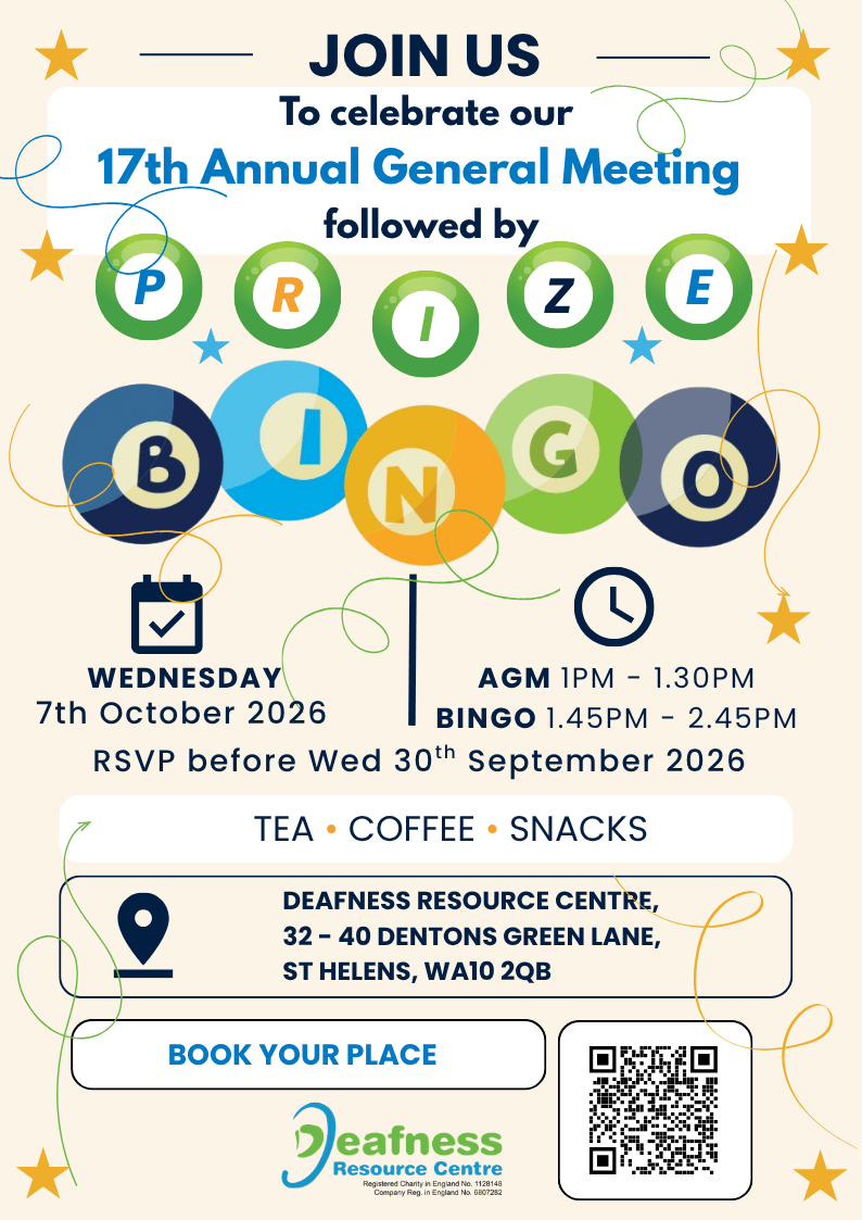Join us for Prize Bingo and our AGM